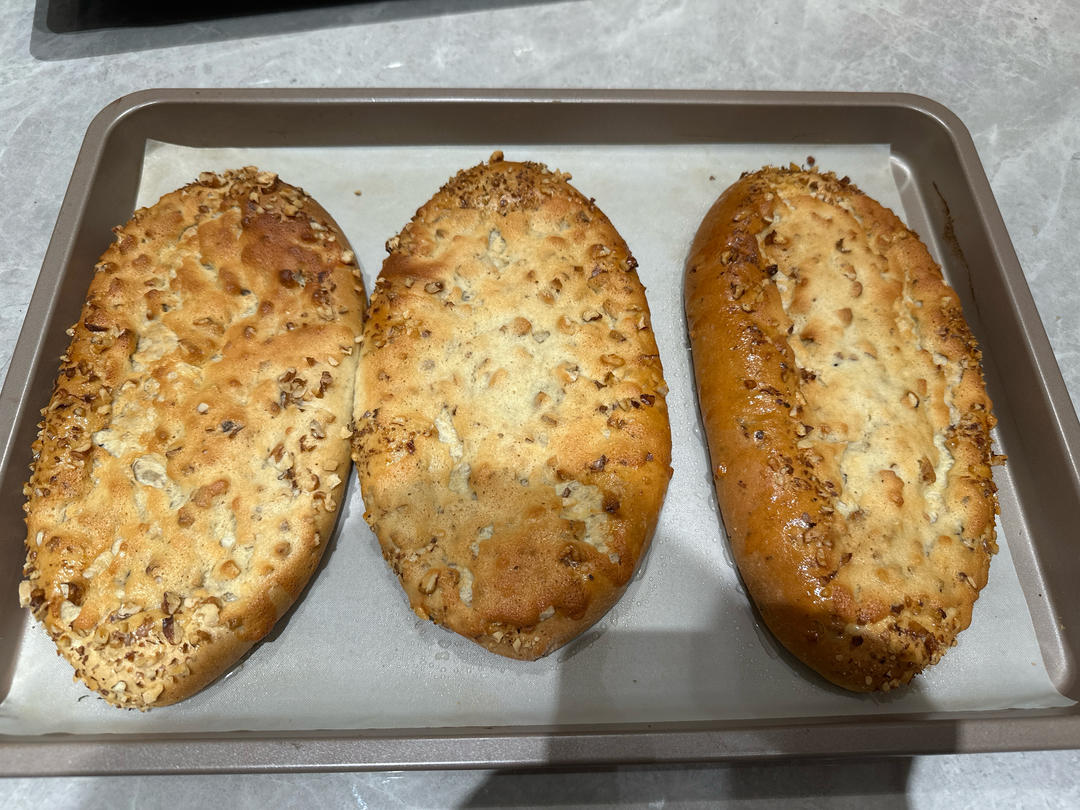 毫无保留！网红爆款面包配方大公开-核桃马里奥