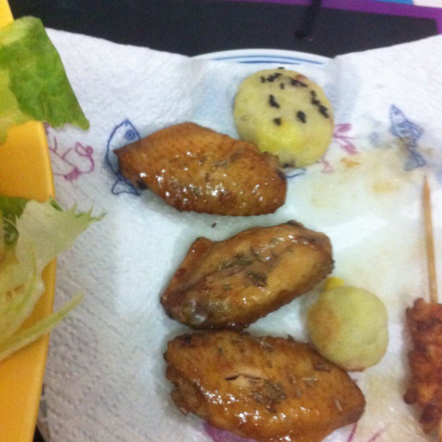 蒜香蜜汁烤鸡翅