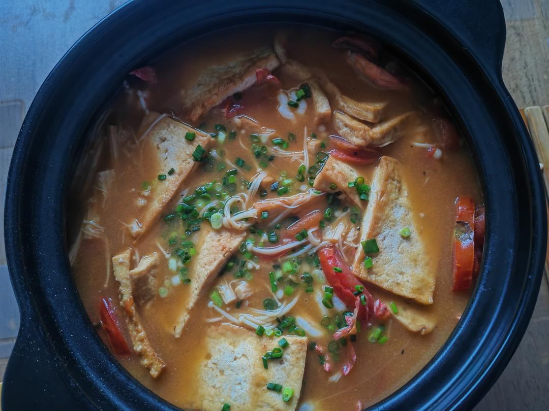 鲜虾豆腐煲