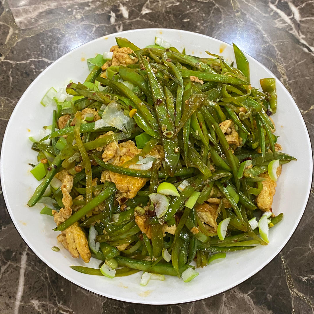 荷兰豆炒蛋