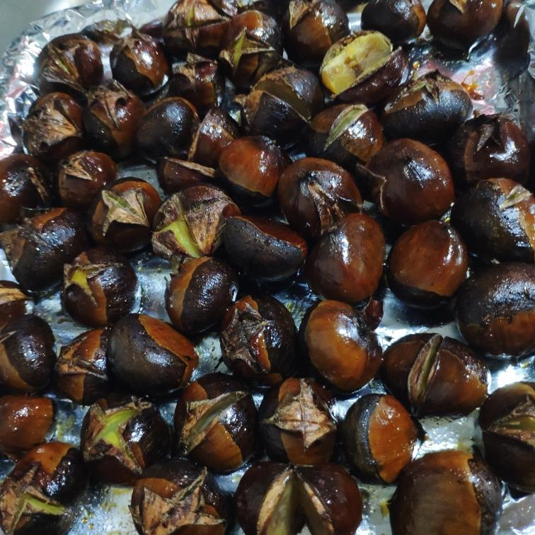 ‼️香甜软糯‼️轻松好剥㊙️烤箱版糖炒栗子