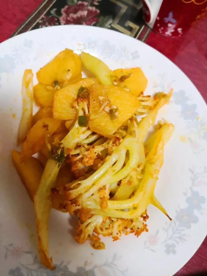烤箱烤土豆块