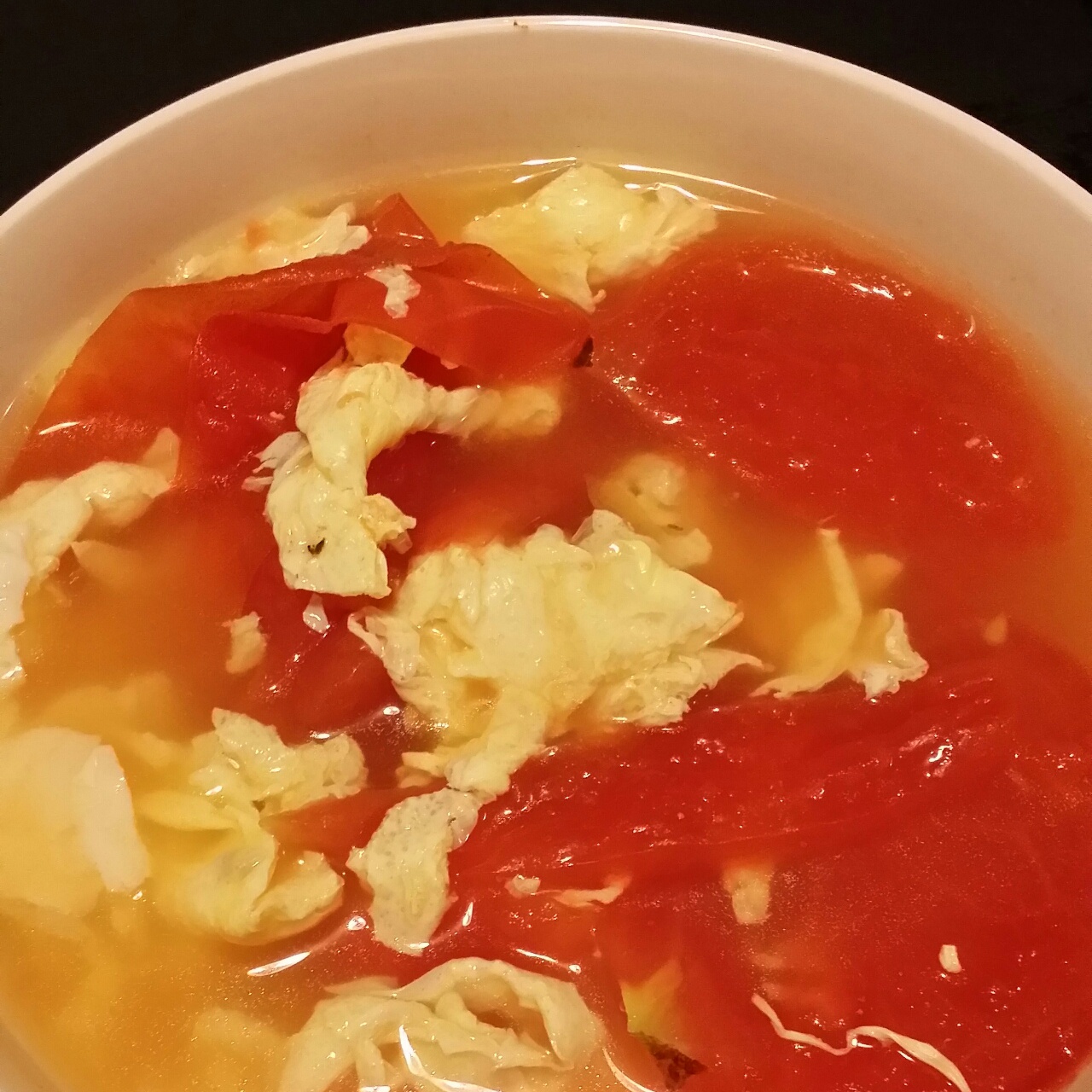 好喝到爆的西红柿鸡蛋汤