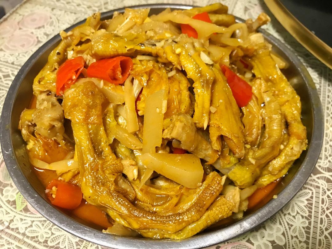 酸笋焖鸭脚