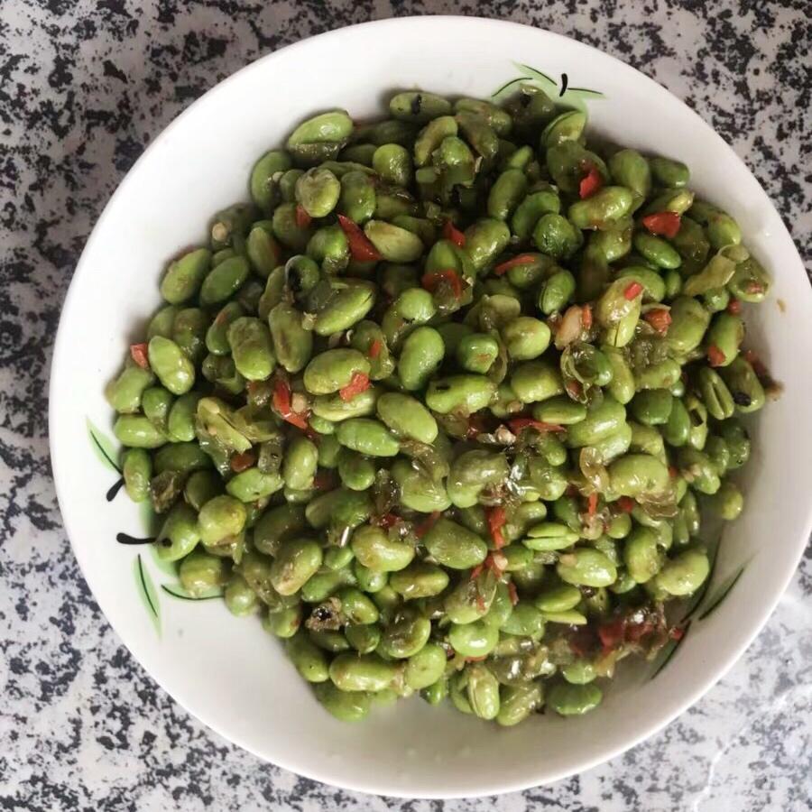 清炒毛豆