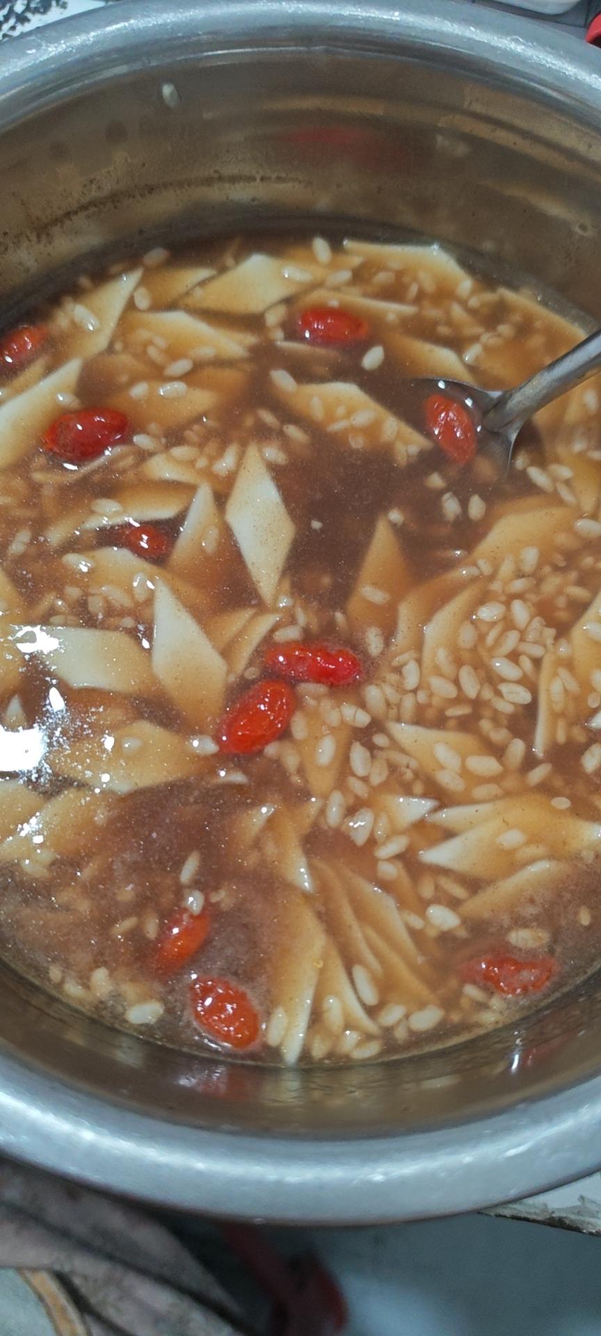 ㊙️养颜补血‼️暖宫暖胃‼️姨妈期必备的桂花酒酿红糖小圆子‼️