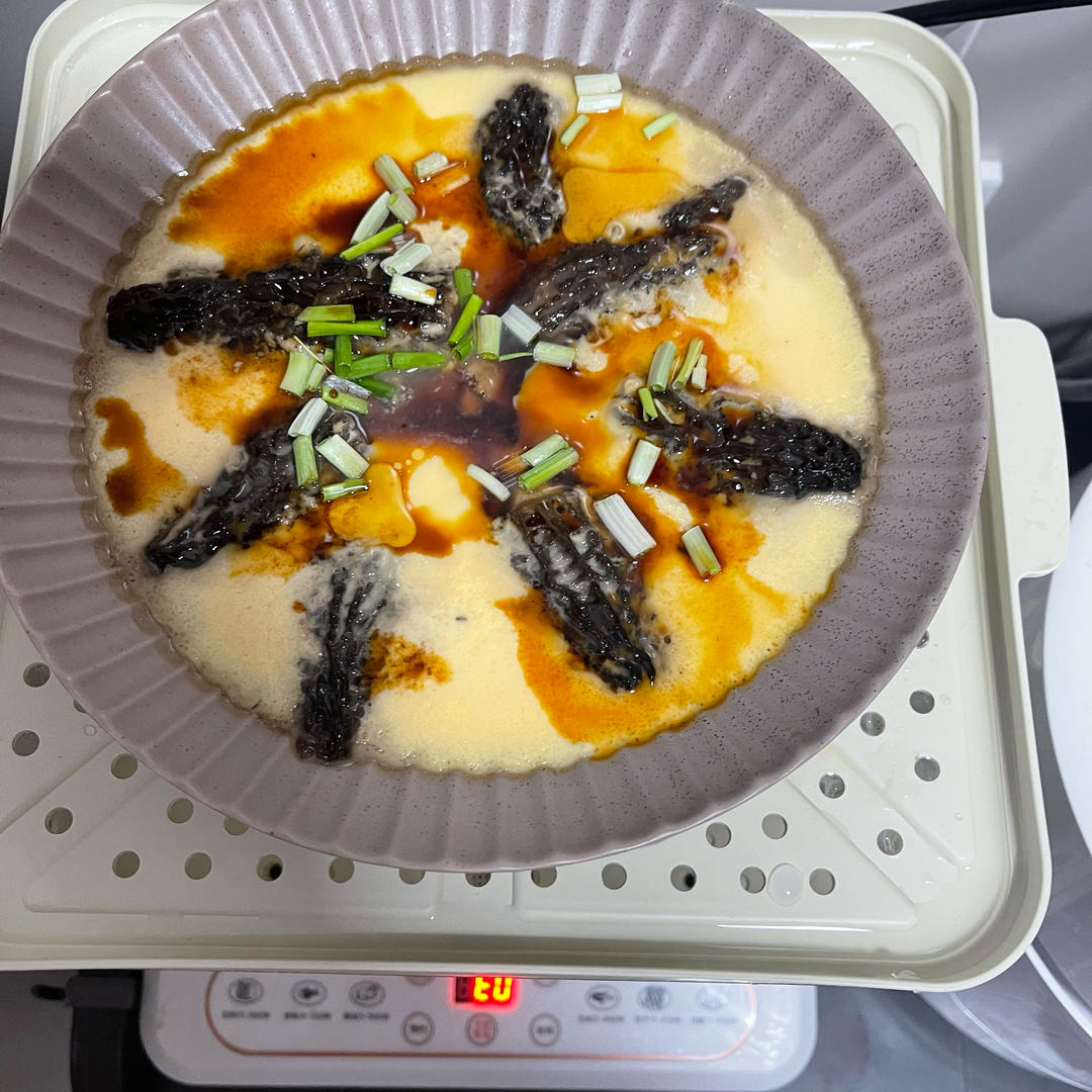 羊肚菌蒸蛋