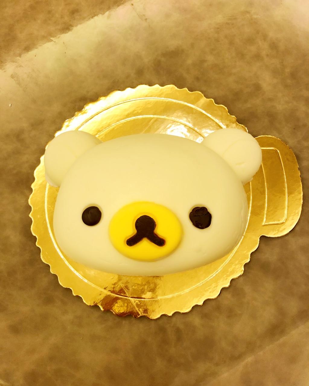 轻松熊奶酪慕斯蛋糕（头像+全身版）