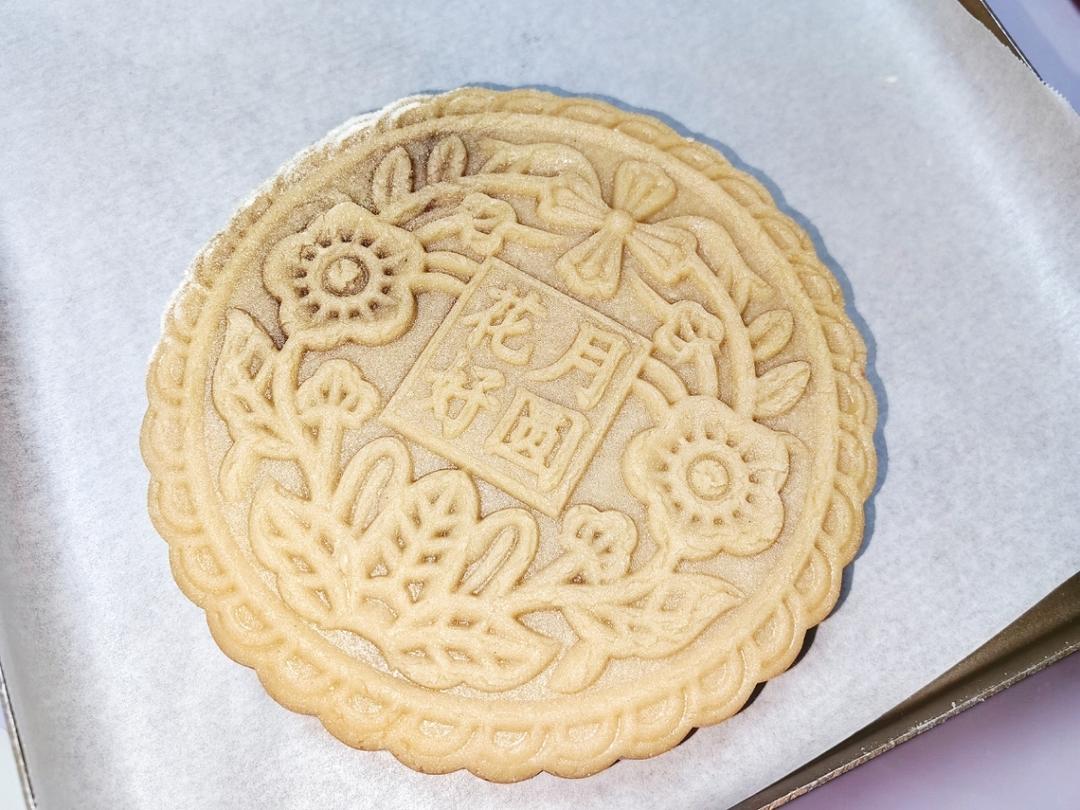 我就胖着玩玩做的蛋黄肉松麻薯大月饼600克