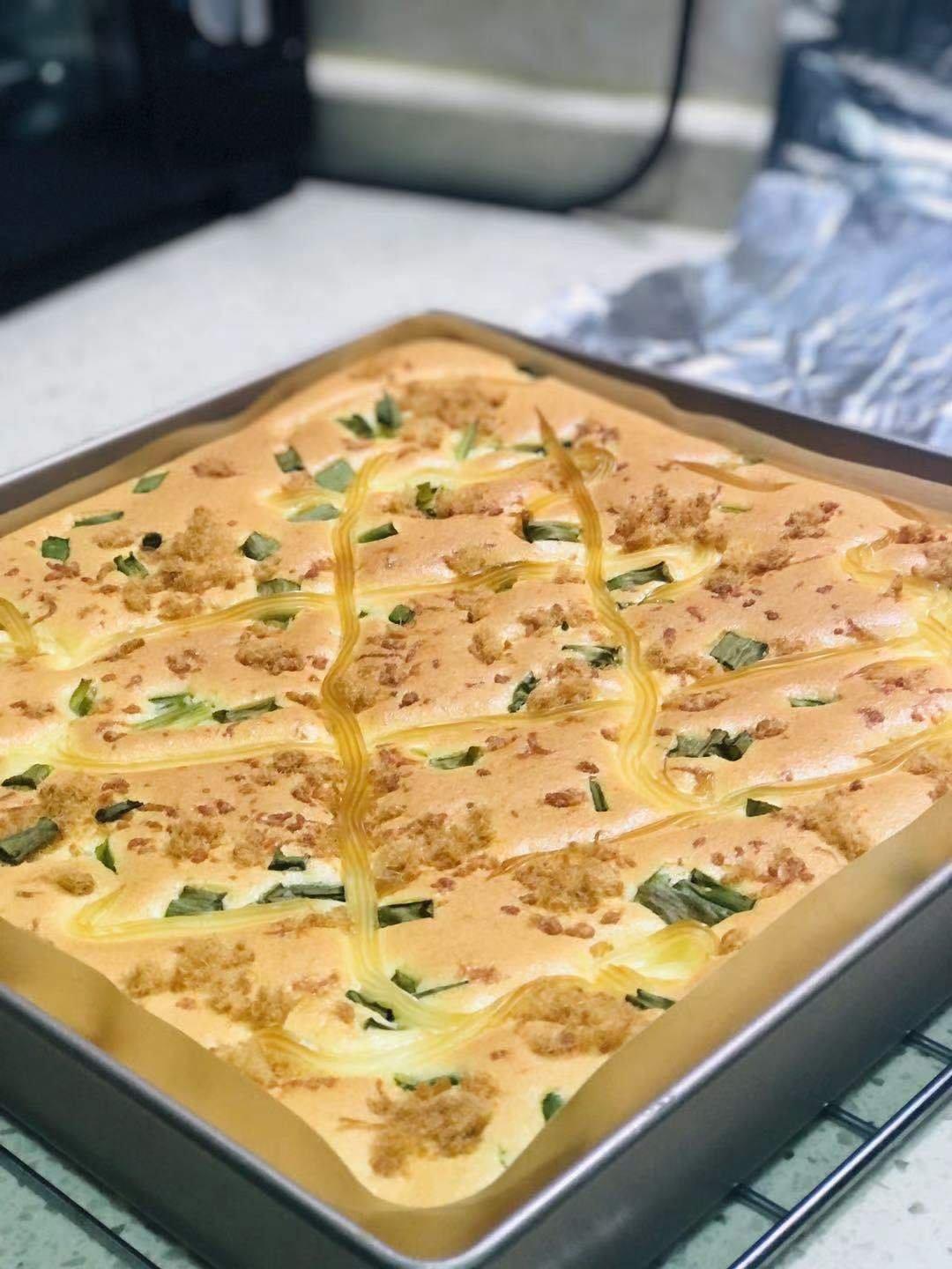 香葱肉松蛋糕