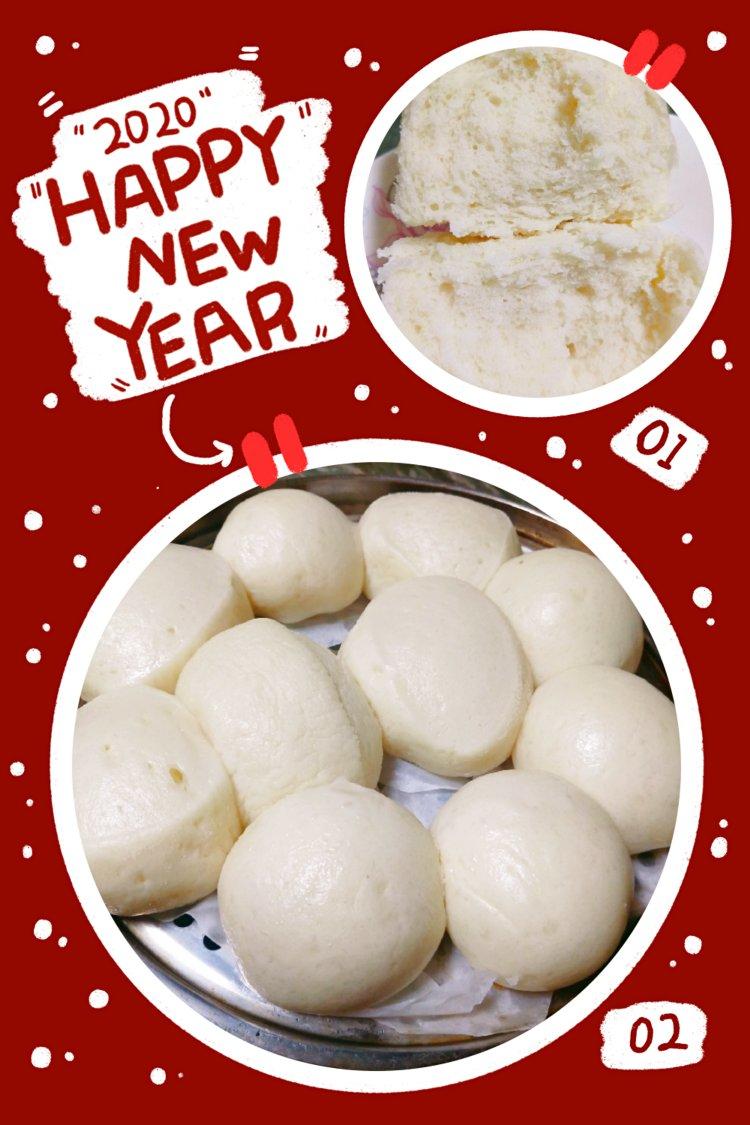 新手做馒头也能100%成功——附上非常详细的视频步骤（一次发酵法）