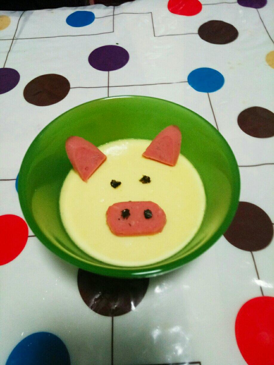 小猪蛋羹