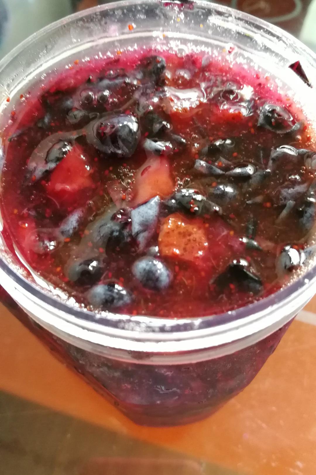 蓝莓山药（不用熬的蓝莓酱）