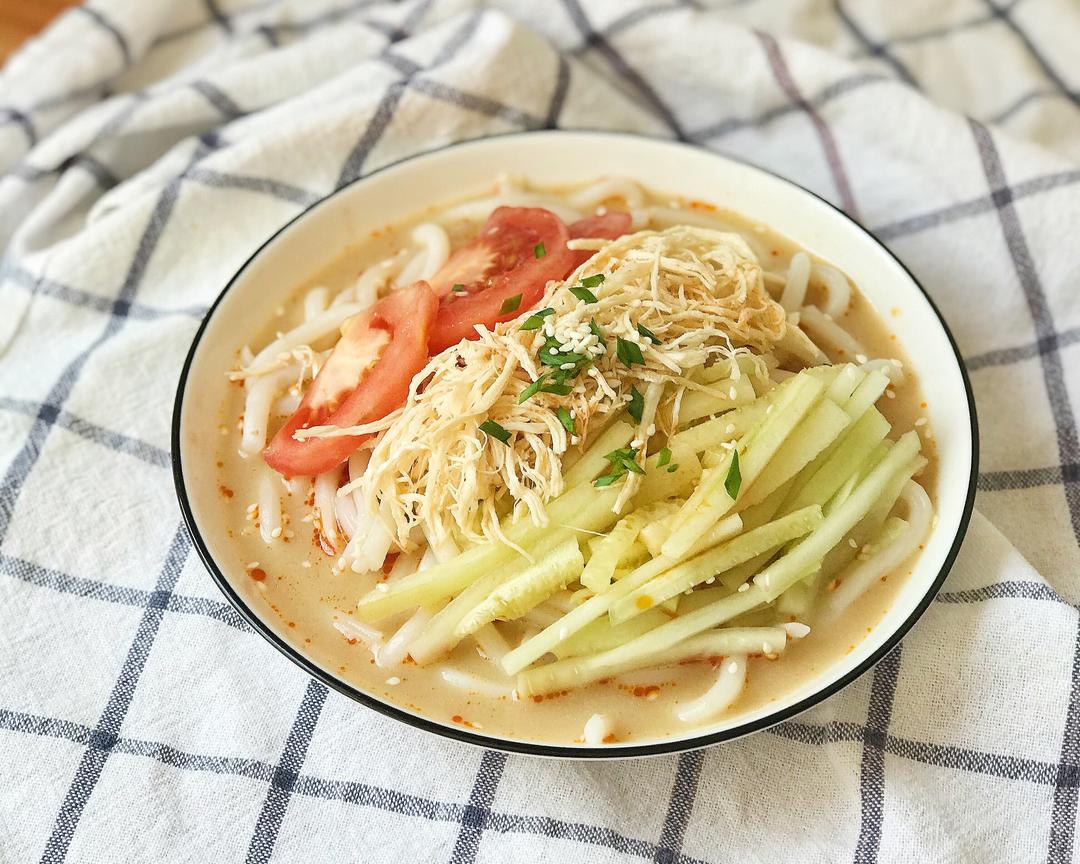 夏日和风三色冷面的做法