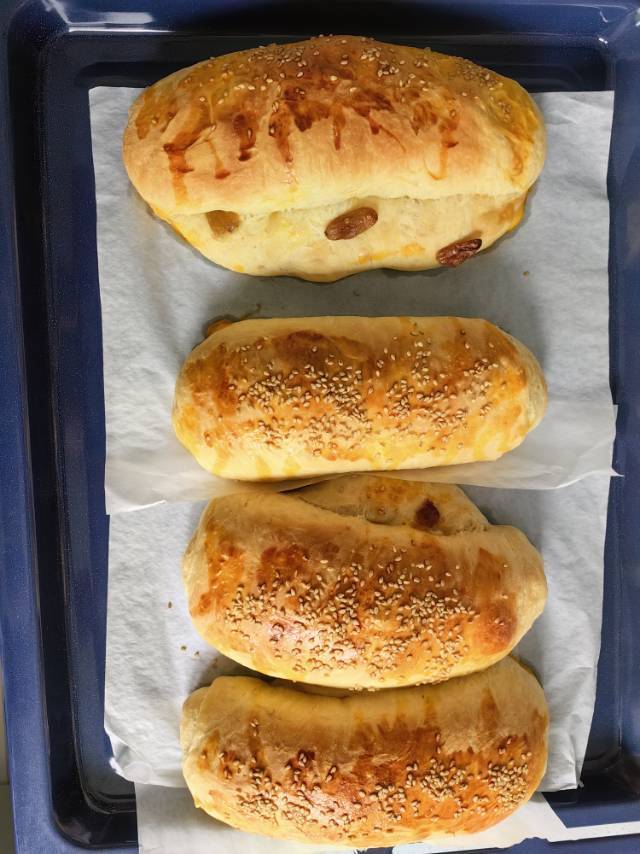 不用揉手套膜，用水合法做成的面包🍞