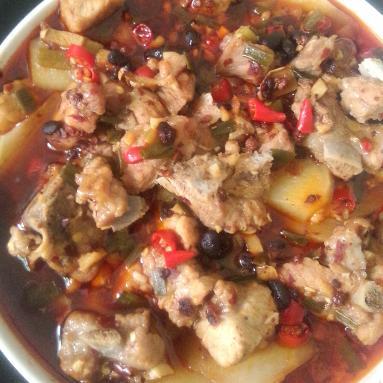 豉椒蒸土豆排骨