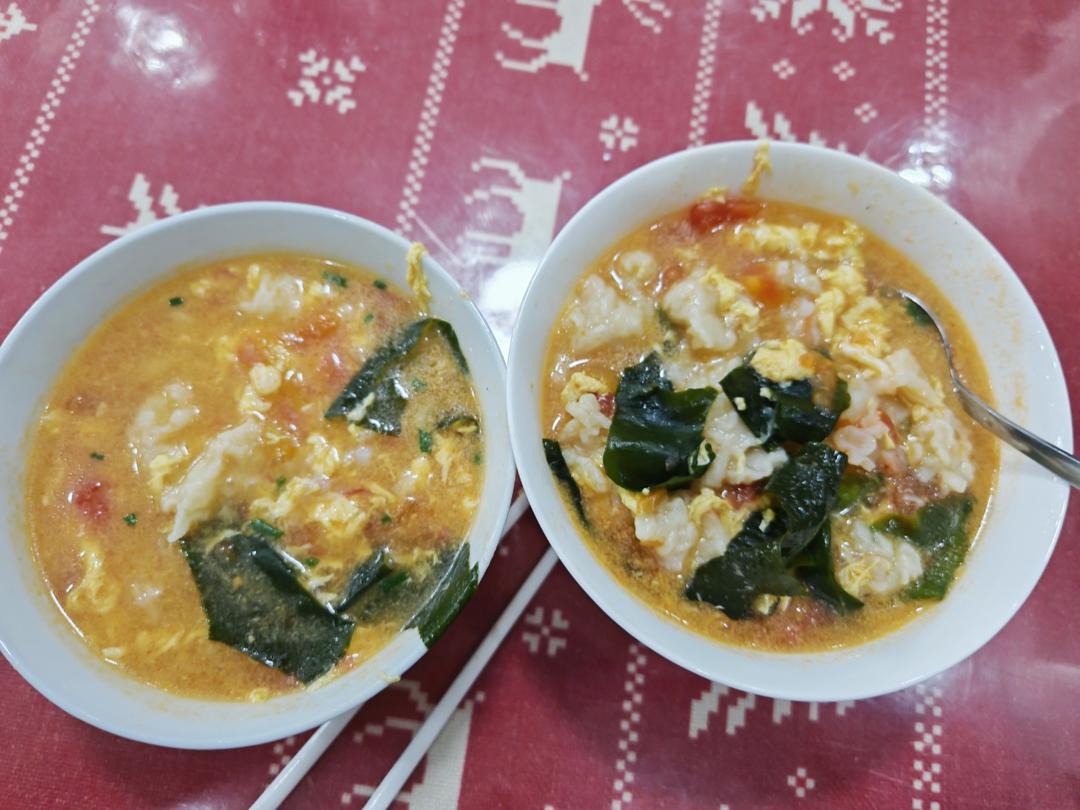 简单早餐-疙瘩汤
