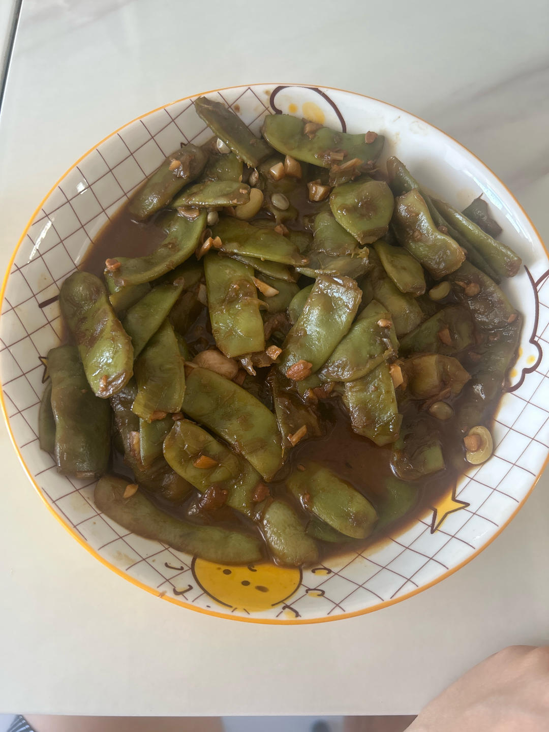 家常酱烧油豆角