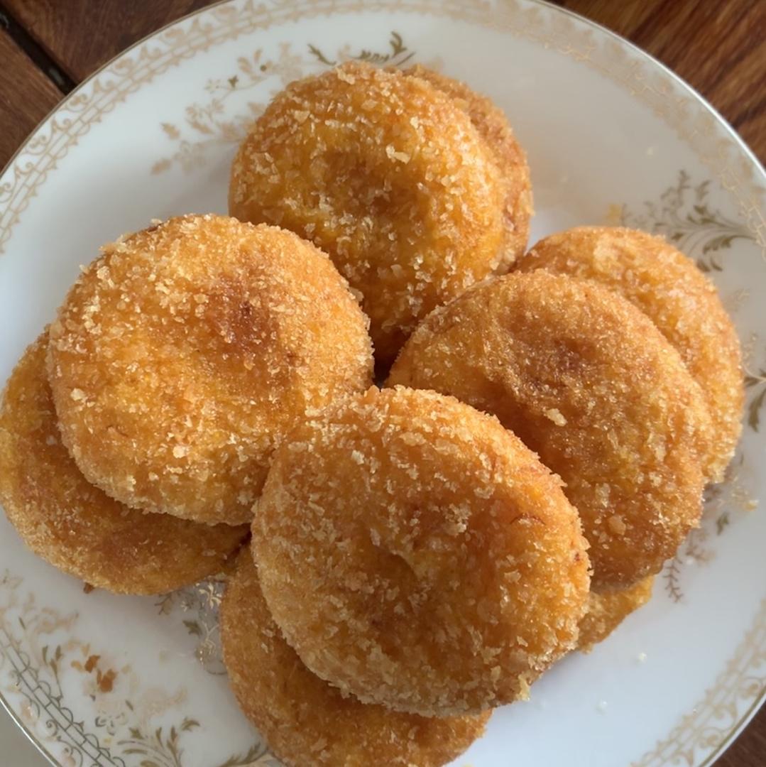 雪花南瓜饼