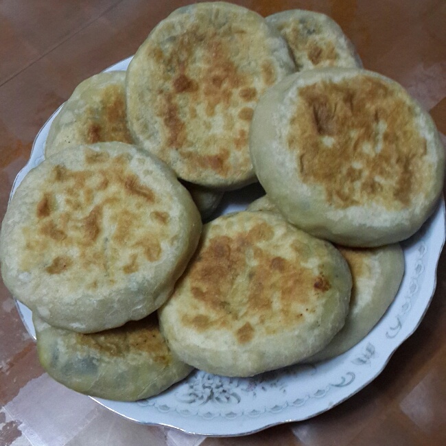 韭菜鸡蛋馅饼