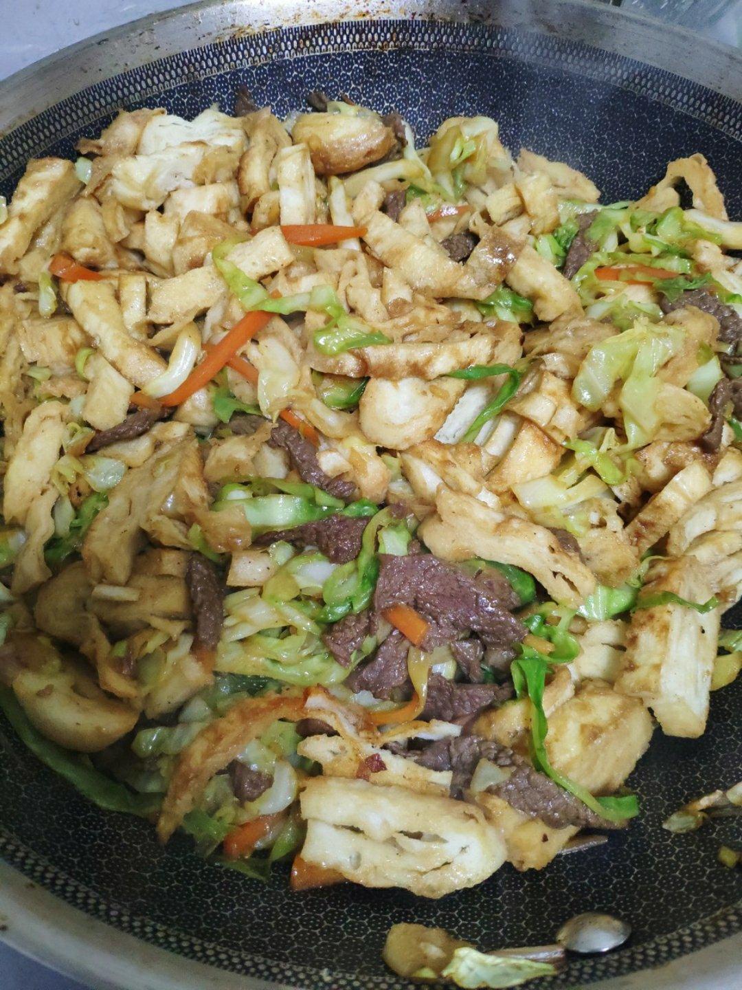 老北京素炒饼(肉炒饼)