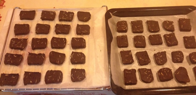 巧克力杏仁饼干