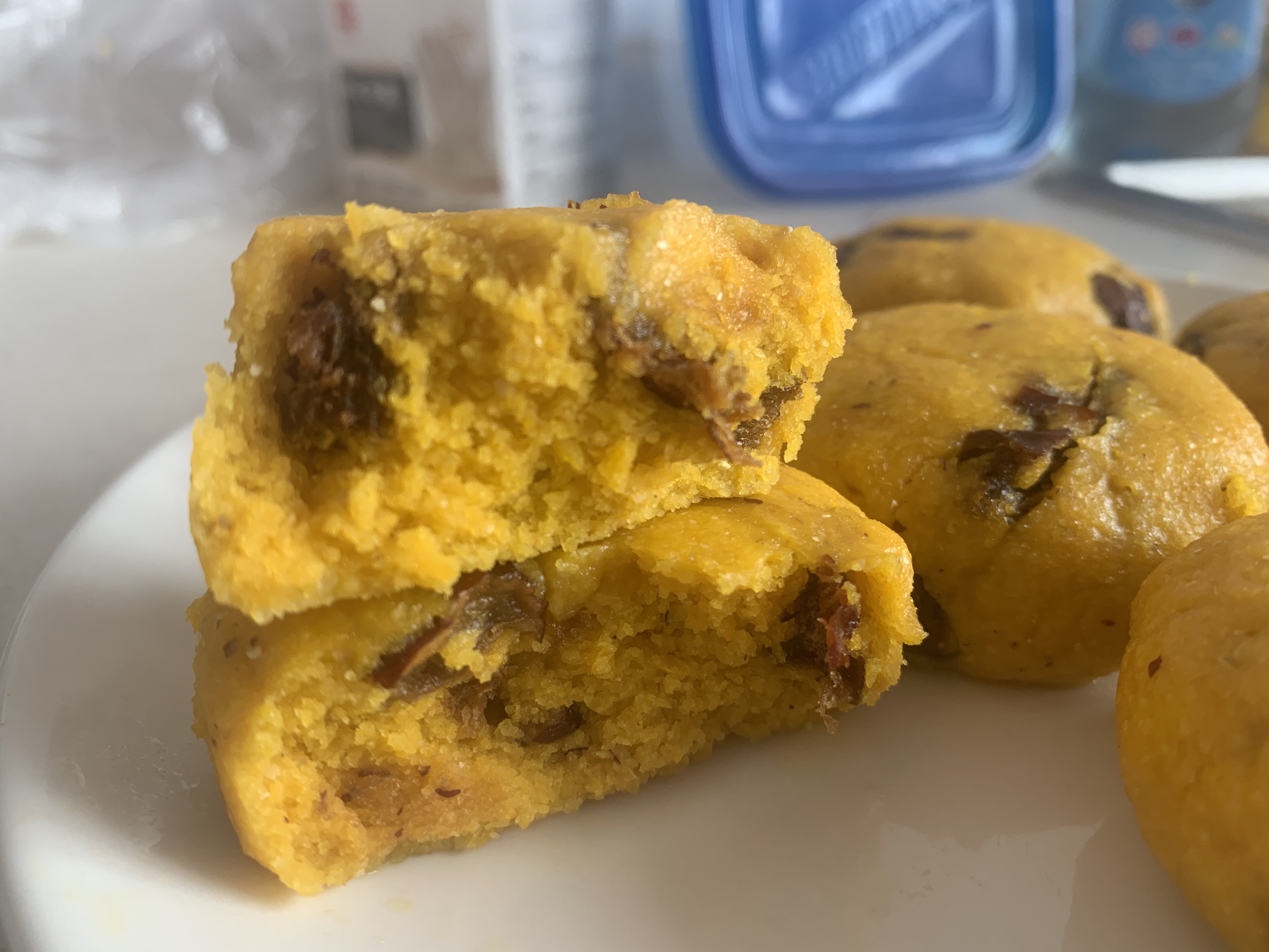 减脂必备——玉米南瓜小饼的做法 步骤14