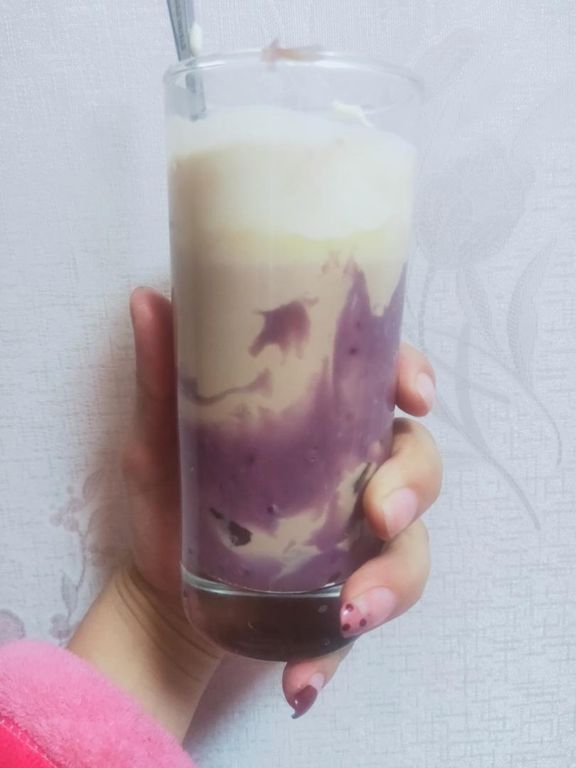 告别排队的奶盖芋泥奶茶