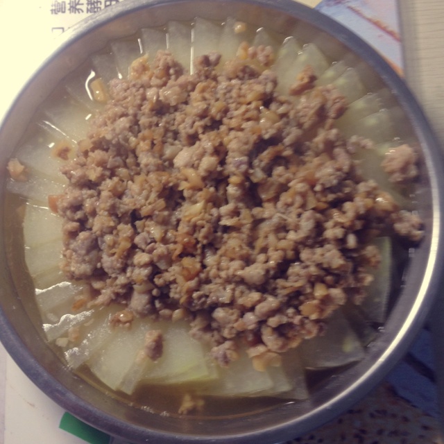 肉沫瑶柱蒸冬瓜