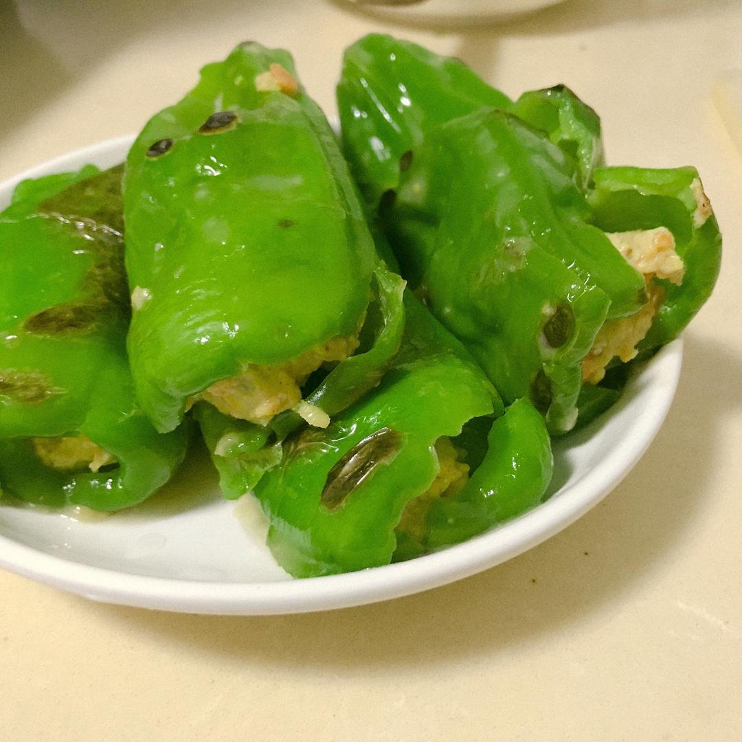 黑胡椒味青椒酿肉