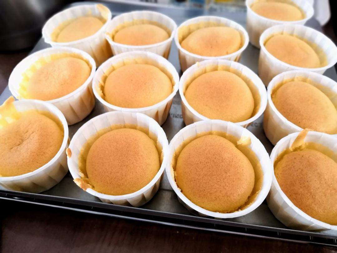 纸杯蛋糕 8寸戚风蛋糕的量
