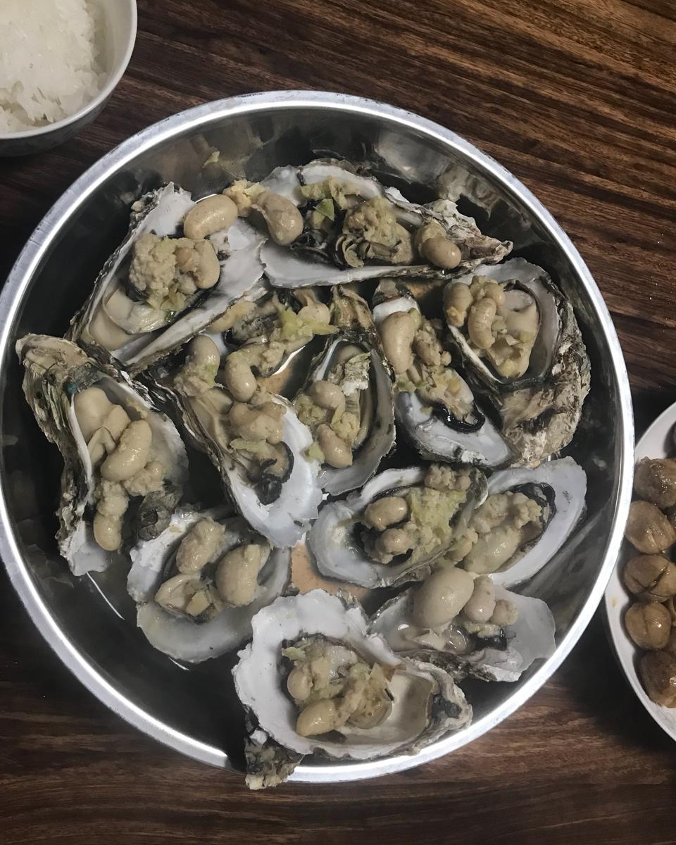 生蚝鸡子