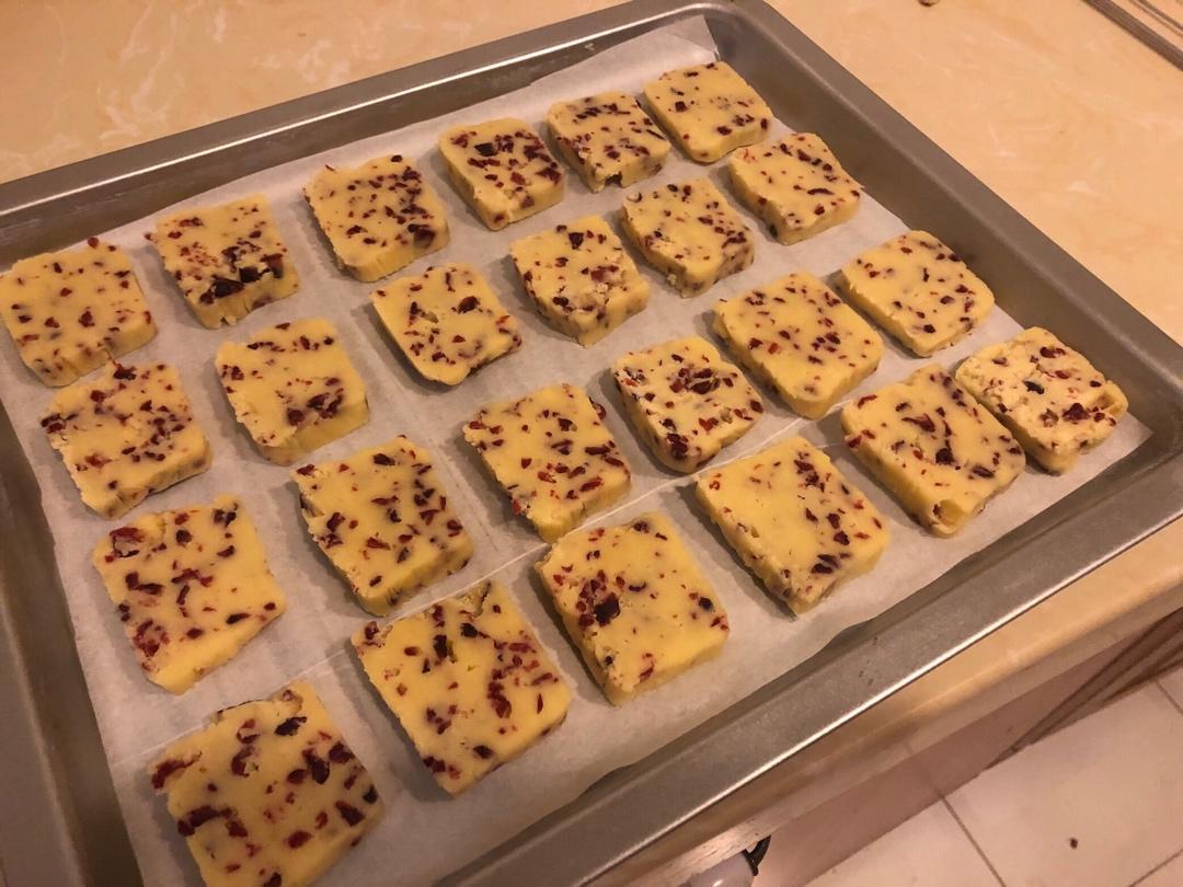 低糖少油版蔓越莓饼干