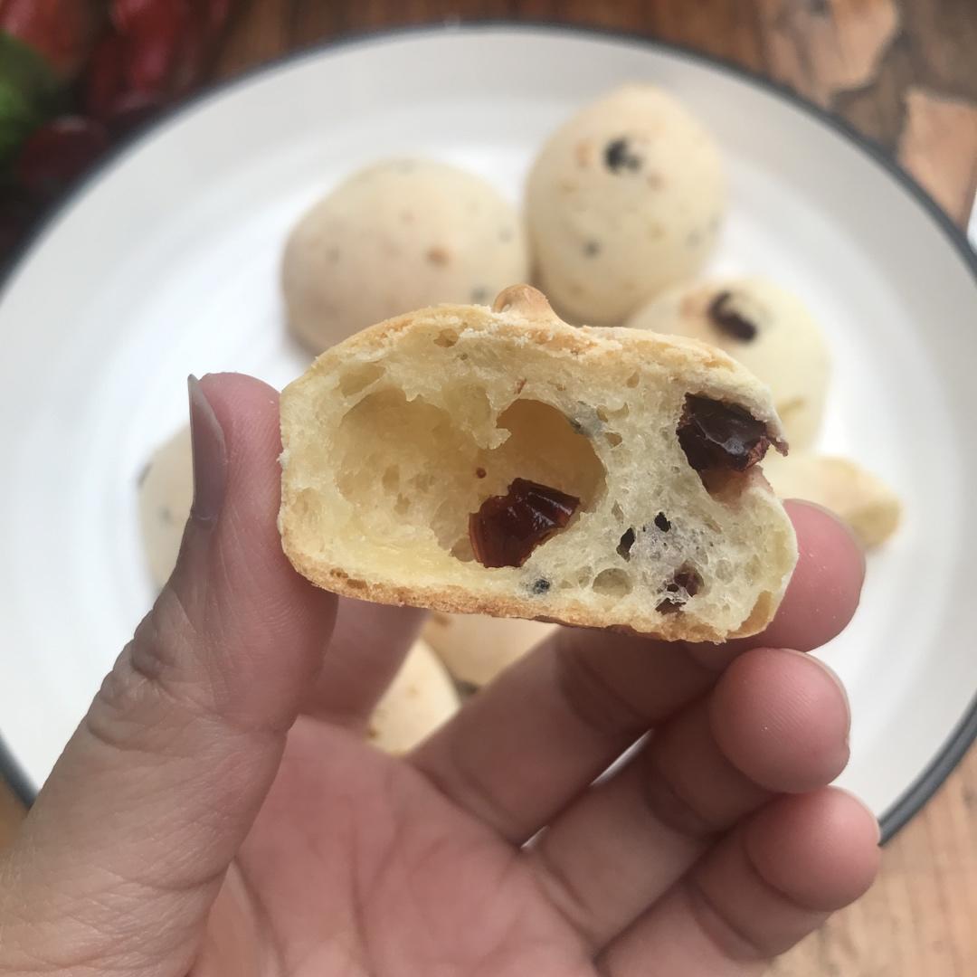 惊讶😲一次就成功的木薯粉版麻薯包（恐龙蛋🦕）