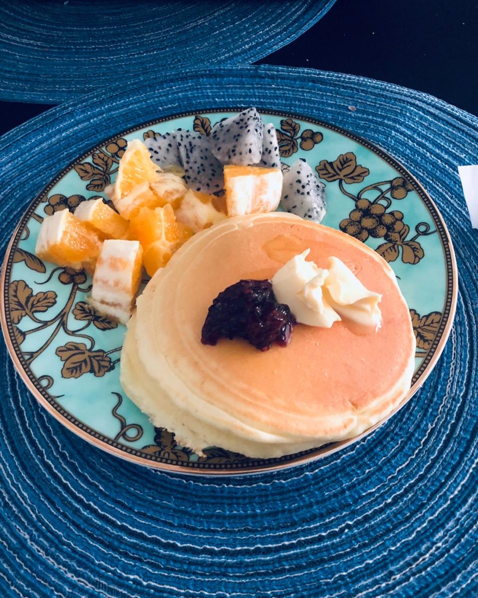 超级简单pancake【无黄油健康版】
