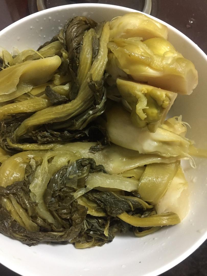 一川烟草菊做的传统酸菜做法