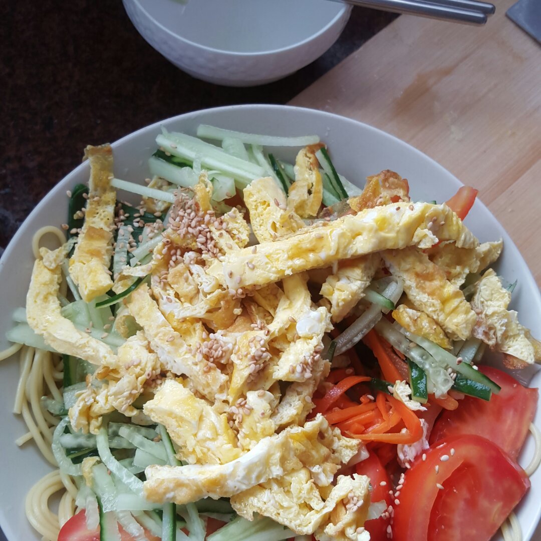 三丝拌凉面