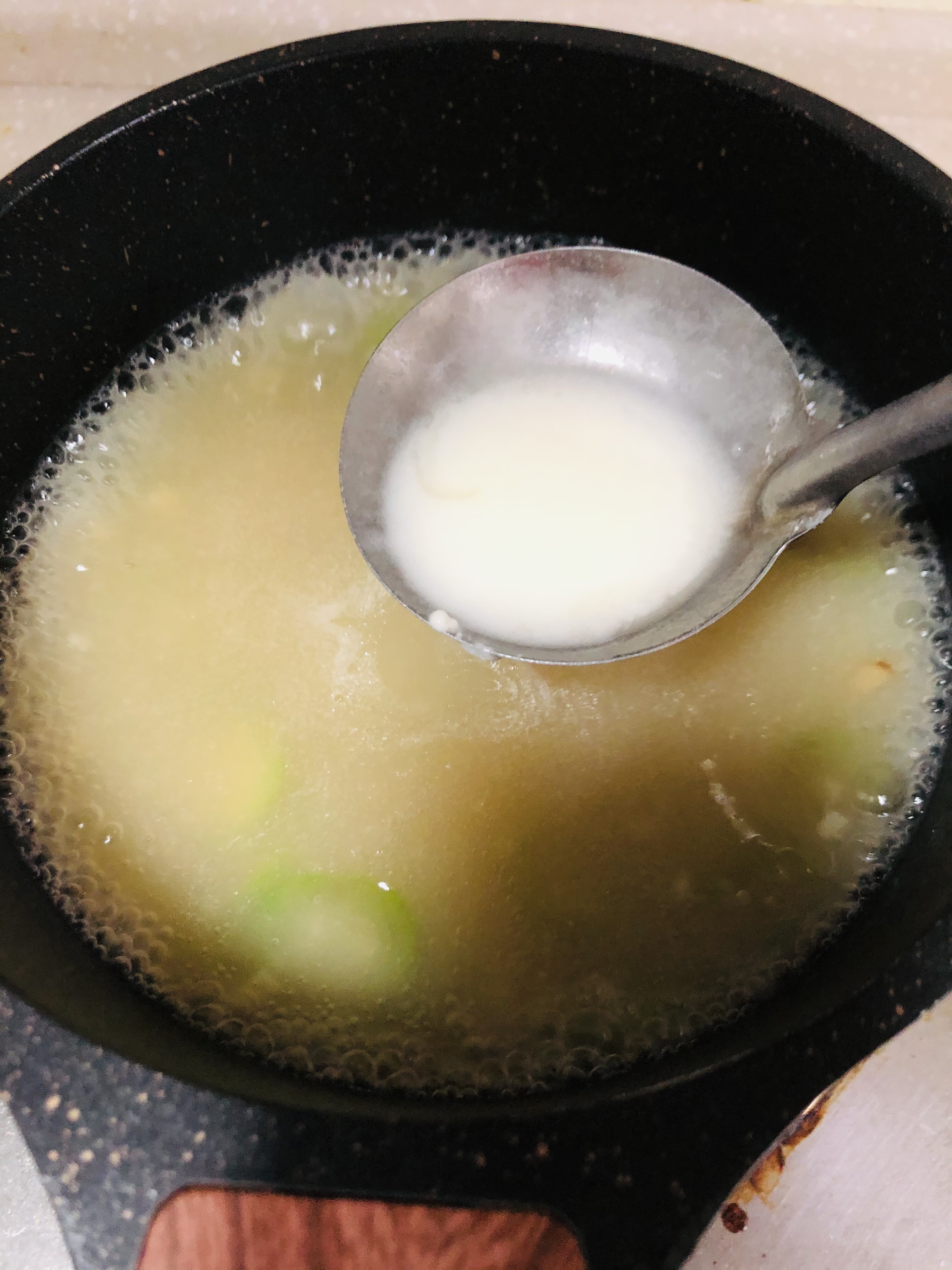 丝瓜鸡蛋汤的做法 步骤6