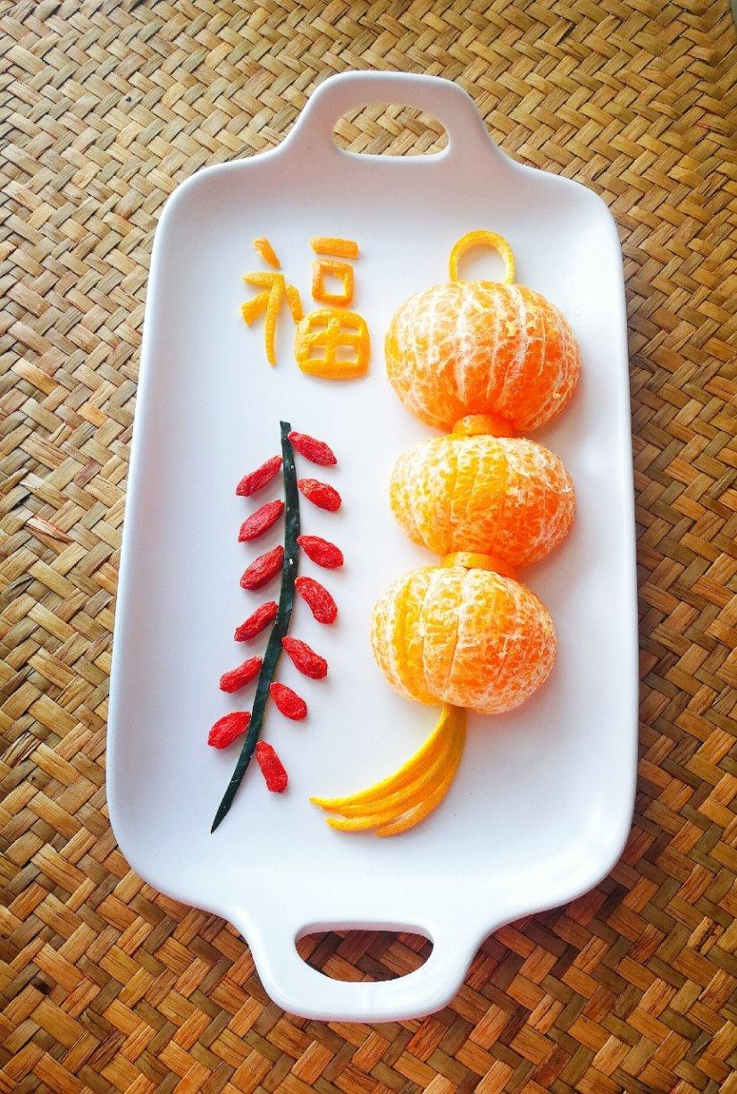 水果拼盘桔子灯笼的全部作品