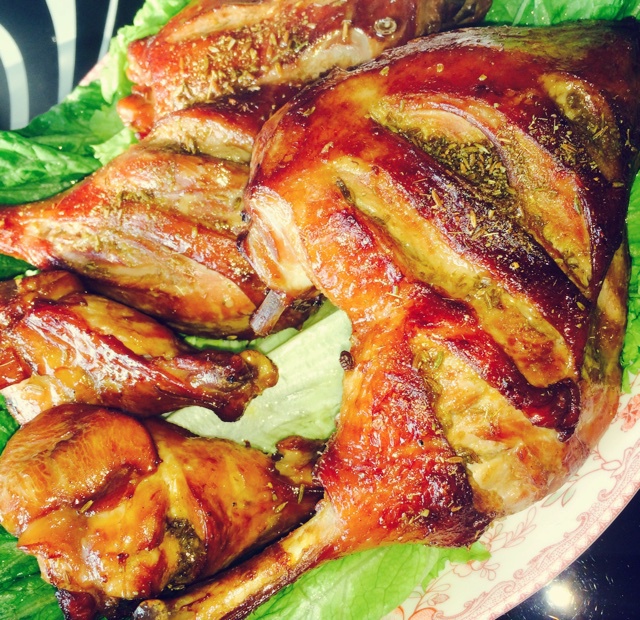 蜜汁烤鸭腿