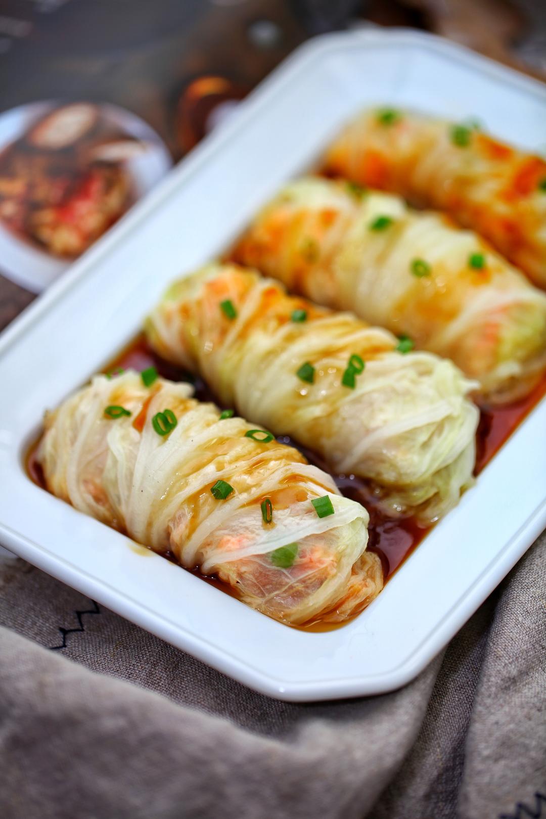 婷婷elf做的翡翠鲜虾卷