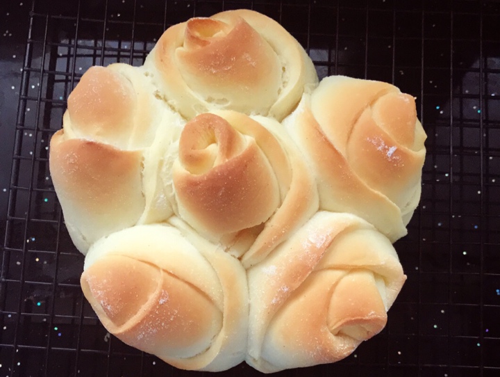 玫瑰花面包的做法