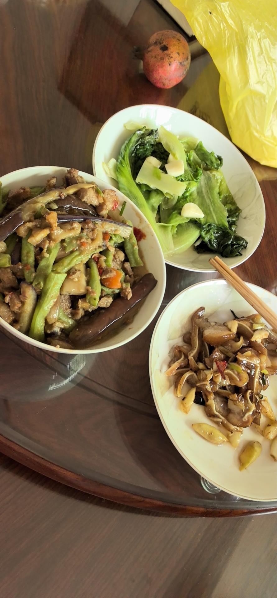豆角烧茄子