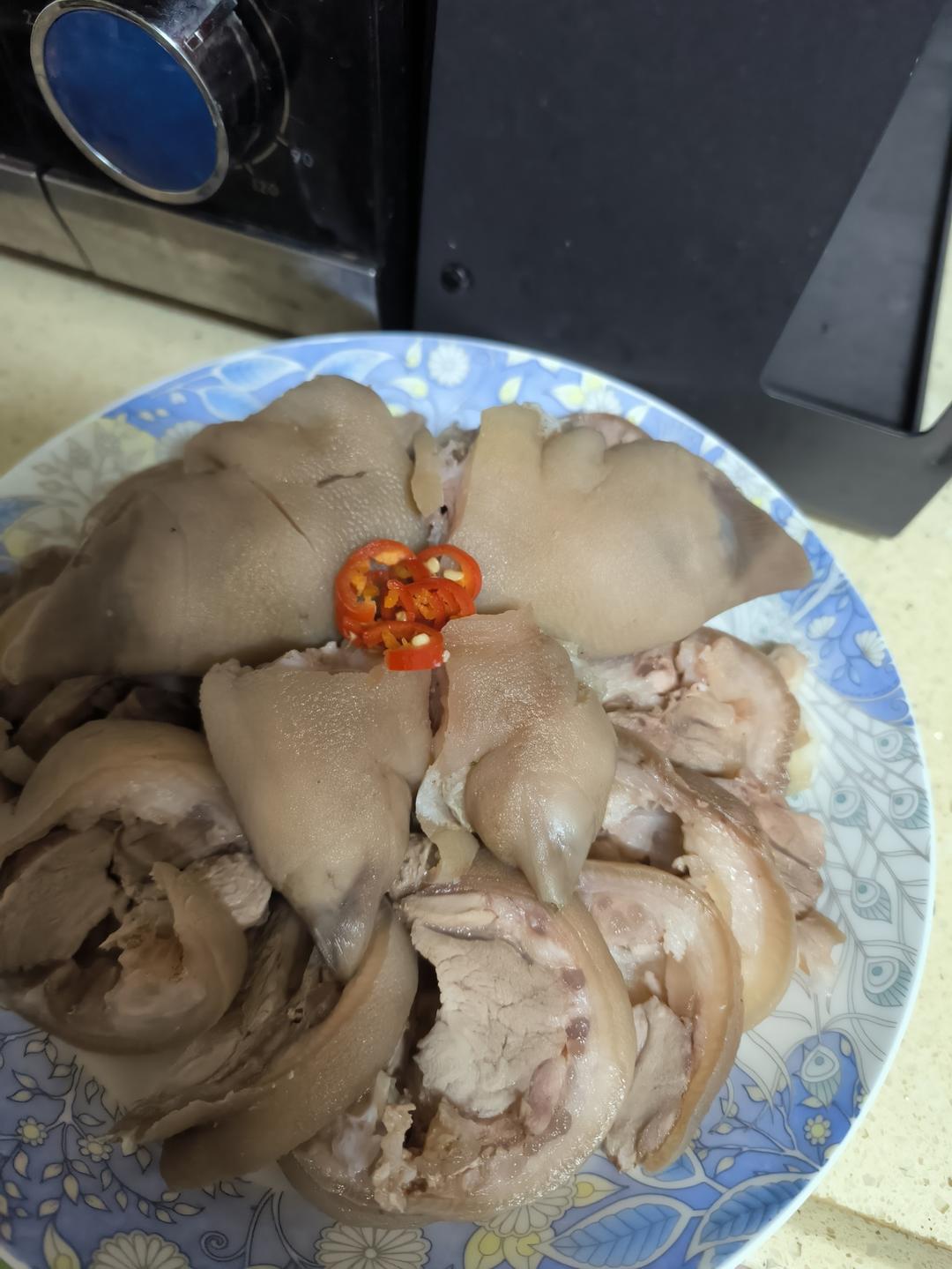 开胃凉菜【沙姜猪手】，汤汁超下饭！