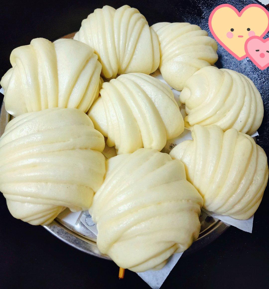 造型漂亮做法超简单的，花卷馒头