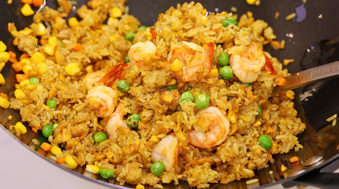 咖喱海鲜炒饭