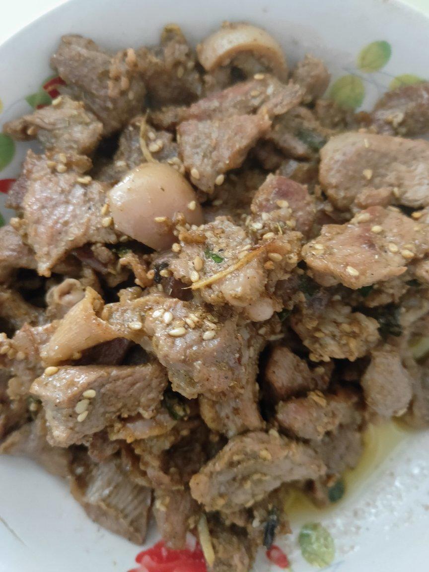 吃不到膻味的比烧烤更好吃的孜然羊肉🐏