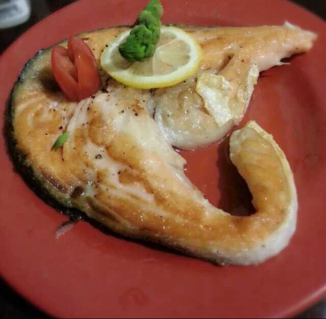 香煎三文鱼