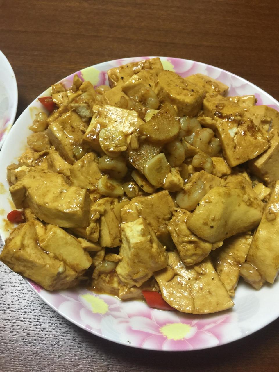 虾仁豆腐