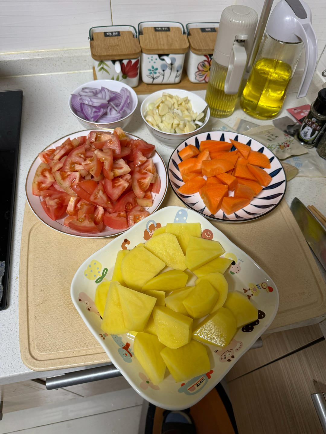 番茄土豆炖牛腩